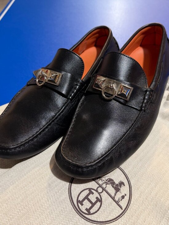 Hermès Men\'s Driving Loafers – Size 41 (New)